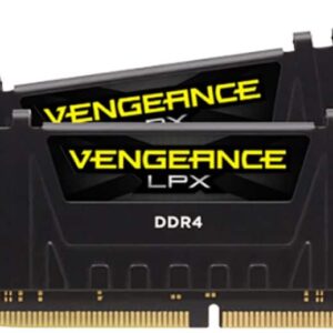 Corsair - VENGEANCE LPX 32GB (2x16GB) DDR4 3200MHz C16 UDIMM Desktop Memory - Black