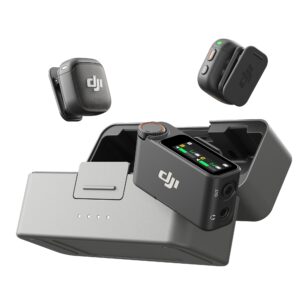 DJI Mic 3, 2 TX (Sändare) + 1 RX (Mottagare) + Laddningsfodral