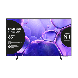 Samsung UE65U8000FUXZT, Smart TV Crystal UHD 65'', 4K, Processore 4K, HDR, Experience, OTS Lite & Adaptive Sound, Metal Stream Design