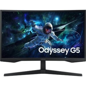 Samsung Odyssey G5 Curved 27" 2K QHD 165 Hz gamingskärm (välvd)