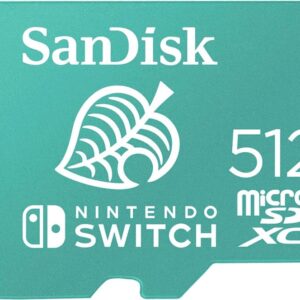 SanDisk Speicherkarte "microSDXC Extreme 512GB für Nintendo Switch", grün, 512 GB, Speicherkarten, A1/V30/U3/C10, Speicherkarte