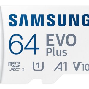 Samsung EVO Plus MB-MC64SA - Flash-muistikortti (microSDXC-SD-sovitin mukana)