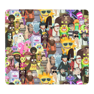 Rick and Morty Parasites Gaming Mouse Mat - Small