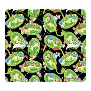 Rick and Morty Portals Gaming Mouse Mat - Small