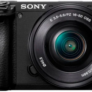 Sony Kompaktkamera "Alpha 6400 + 16-50mm Objektiv", schwarz, B:12cm H:6,69cm T:5,97cm, Fotokameras, Kompaktkamera