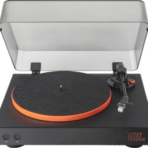 JBL Plattenspieler "Spinner Bluetooth Turntable", schwarz, B:45,2cm H:24,5cm T:53,8cm, Plattenspieler, Bluetooth 5.2 mit aptX HD, Plattenspieler