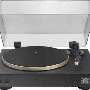 JBL Plattenspieler "Spinner Bluetooth Turntable", gold, B:45,2cm H:24,5cm T:53,8cm, Plattenspieler, Bluetooth 5.2 mit aptX HD, Plattenspieler