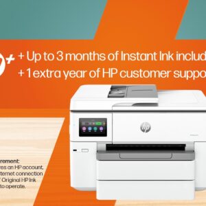 HP OfficeJet Pro 9730e Wide Format All-in-One Printer Instant Ink Enabled