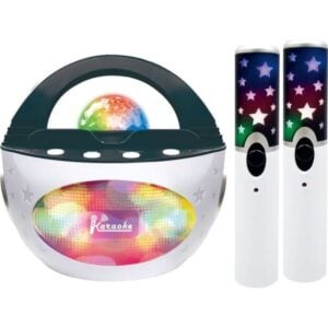 VEDES Großhandel GmbH - Ware Boogie Bee Karaoke Lautsprecher, 2 Mikrofone
