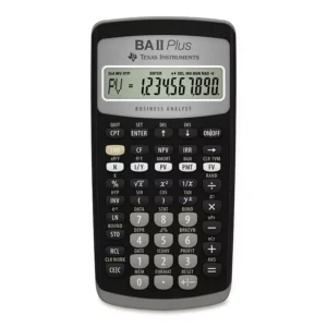 Texas Instruments TI-BA II Plus Calculator, Multicolor - Multicolor - Size: One Size
