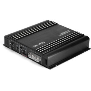 SNQ Car amplifiers, 12V stereo car amplifier, 3800W 2-channel audio power amplifier, 12V black aluminum alloy car hi-fi stereo amplifier