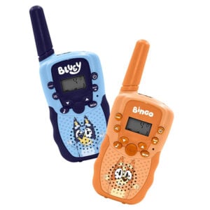 OTL BLUEY Digitalt Walkie Talkie Sæt - 2 stk - Blå / Orange