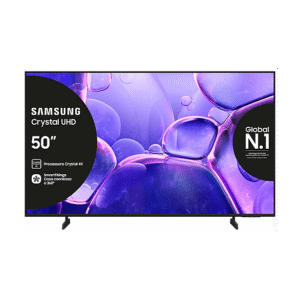 Samsung UE50U8000FUXZT, Smart TV Crystal UHD 50'', 4K, Processore 4K, HDR, Experience, OTS Lite & Adaptive Sound, Metal Stream Design