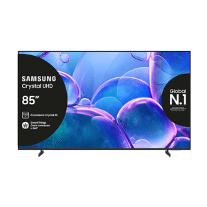 Samsung UE85U7000FUXZT, Smart TV Crystal UHD 85'', 4K, Processore 4K, HDR, Experience, OTS Lite & Adaptive Sound, Metal Stream Design
