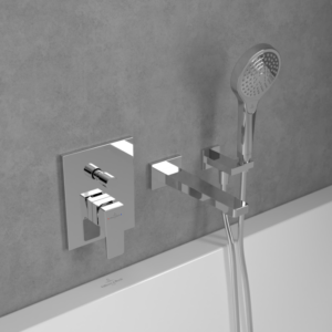Villeroy und Boch Unterputz-Armatur TVS12500300061 Architectura Square 150x190x54mm Chrom