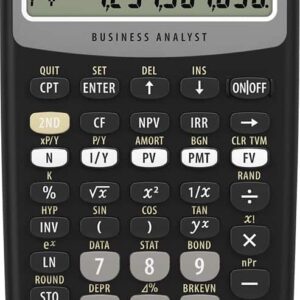 Texas Instruments - TI-BA II Plus Financial Calculator - Black