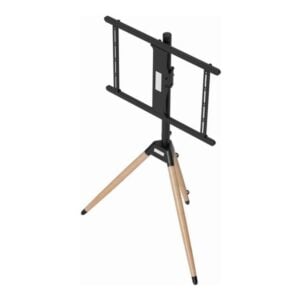 Gembird TVS-75ST-01, 200 x 200 mm, 600 x 400 mm, -5 - 3°, -20 - 180°, Pyökki, Muovi, Terästä, musta, Puu