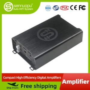 Sennuopu 2 Channel Car Amplifiers Bridge 1000W Monoblock Amplifier Class D Digital Full Range for Stage Audio System K400.2D