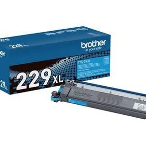 Brother TN229XLC Color Laser High Yield Toner Cartridge - Cyan