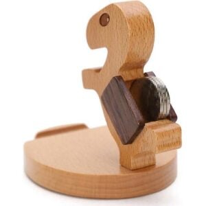 SEVENGIRL Cute Horse Mobile Phone Holder Wooden Smartphone Stand Desktop Stand For All Mobile Phones Animal Phone Holder Desk Ornament