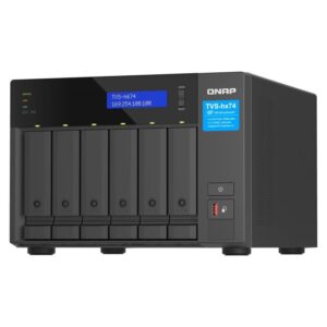 Qnap Tvs-H674-I5-32g Nas 2 Slot I5-12400 2.5ghz Ram 32gb Lan 2.5 Giga Raid 1, 5, 6, 10, 50, Jbod
