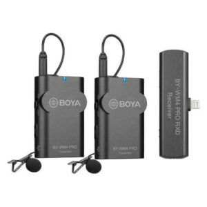 Boya 2.4g wireless microphone for ios devices -2 tx+1 rx, Mikrofon