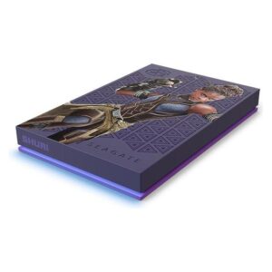 Seagate FireCuda Gaming Hard Drive 2TB USB 3.0 Shuri Special Edition (2 TB), Externe Festplatte, Schwarz