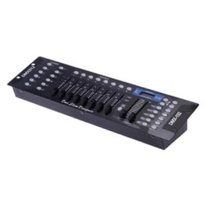 MIXHOME Dmx-controller Mit 192 Eingängen Für Bühnenbeleuchtung, Dj-equipment, Dmx-konsole Für Led-par-scheinwerfer, Moving-head-scheinwerfer, Laser, Eu-stecker